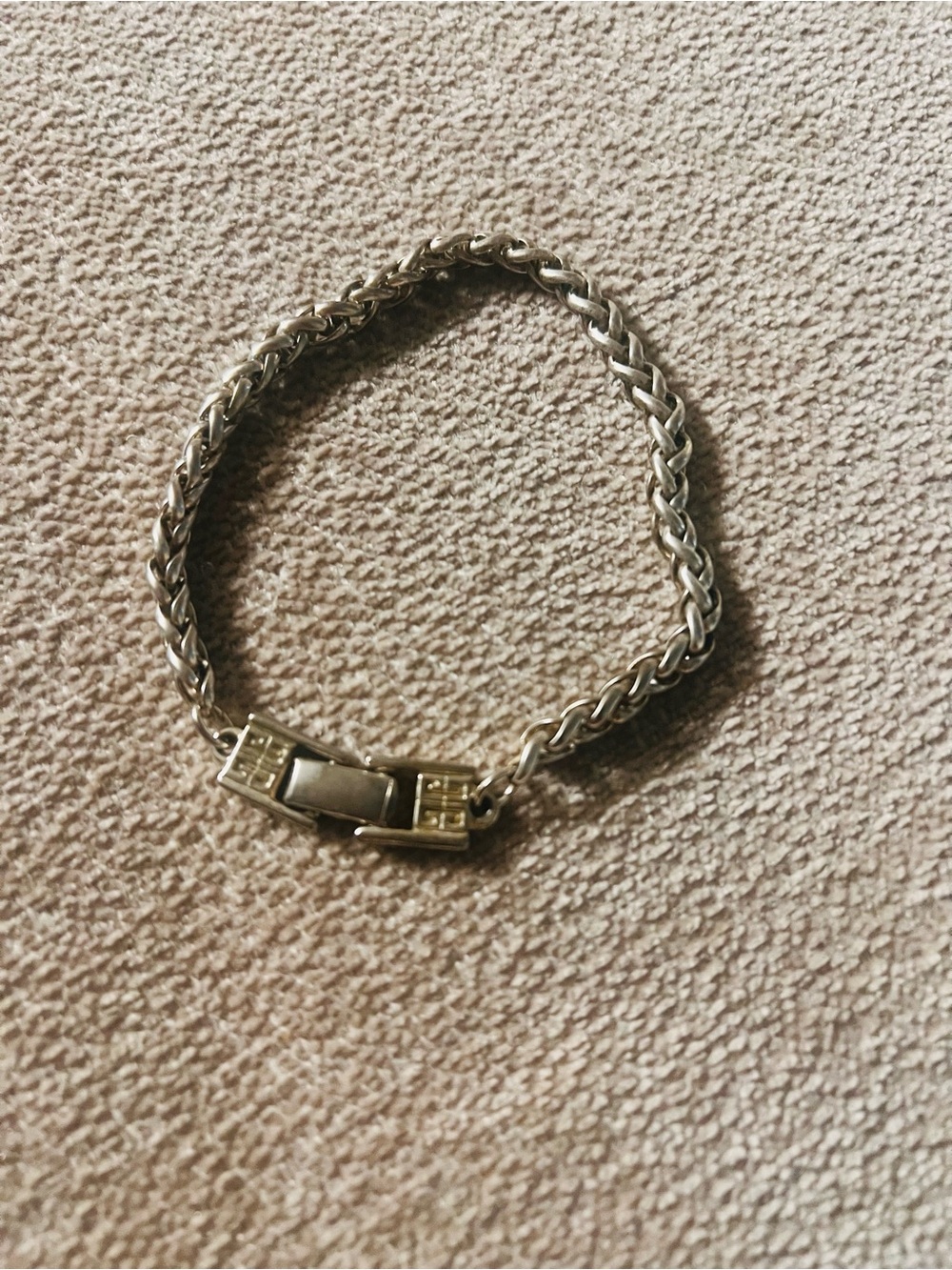 Givenchy Silver Chain Bracelet with Foldover Clasp